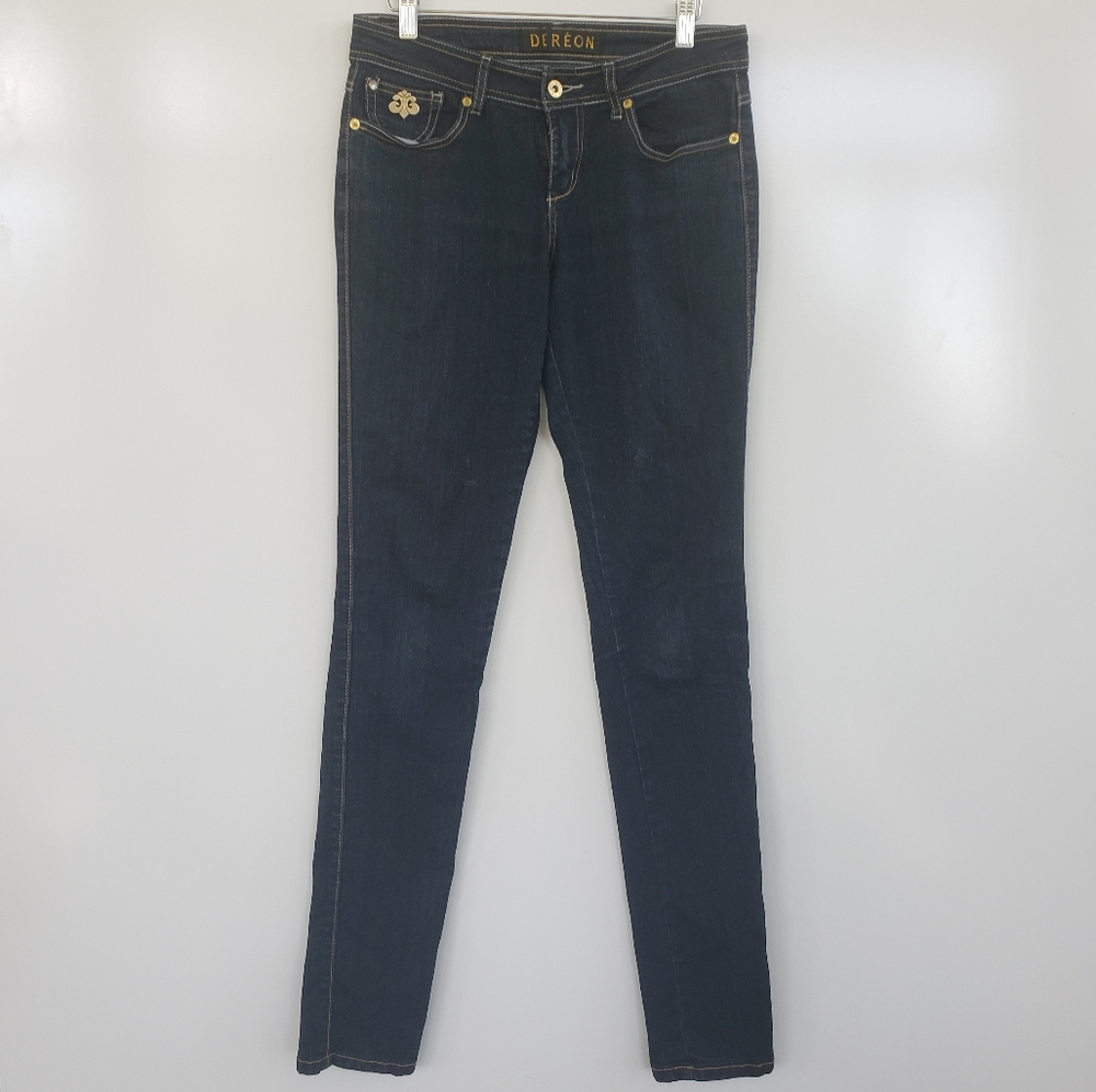 DEREON Skinny Blue Jeans Size 5 / 6 - Picture 7 of 8